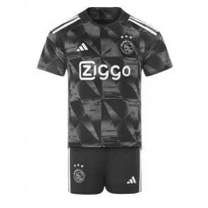 Ajax kläder Barn 2023-24 Tredje Tröja Kortärmad (+ korta byxor)
